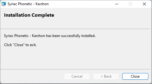 Karshon keyboard installation