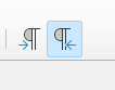 Setting text direction